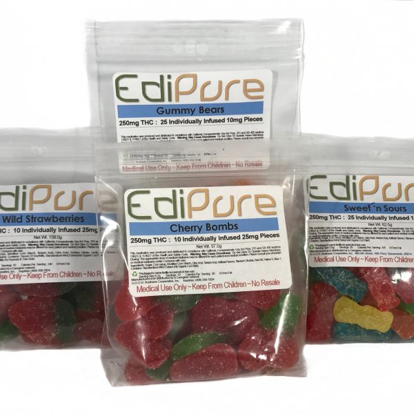 12 EdiPure Edible Gummies