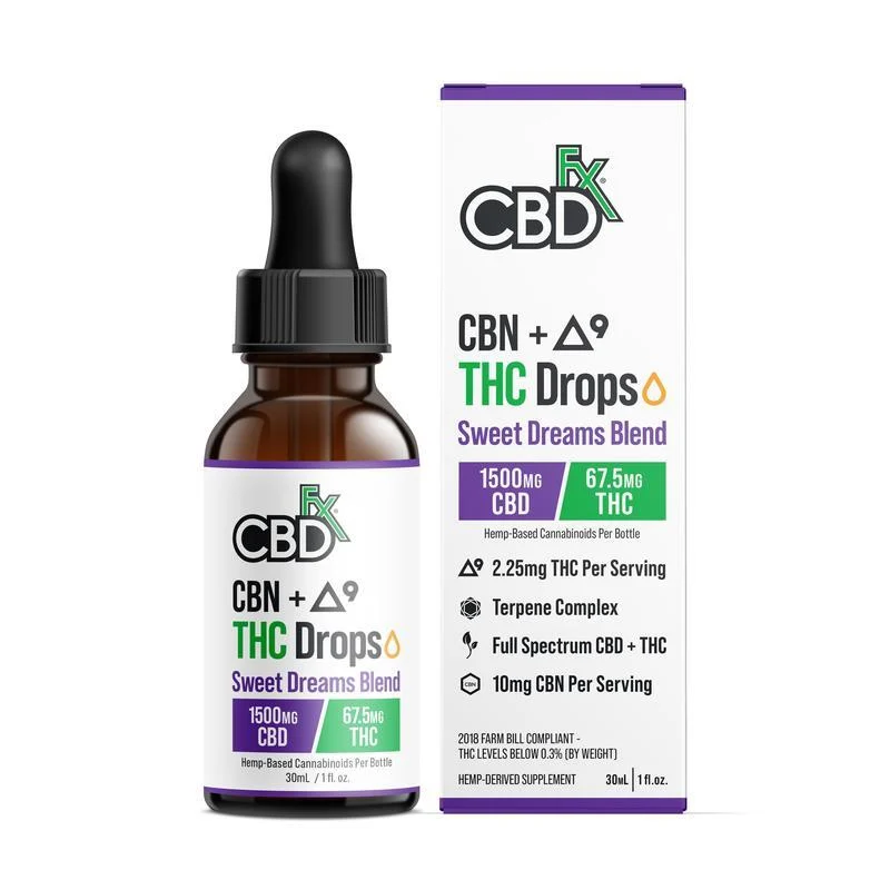 CBN + Delta-9 THC Drops: Sweet Dreams Blend