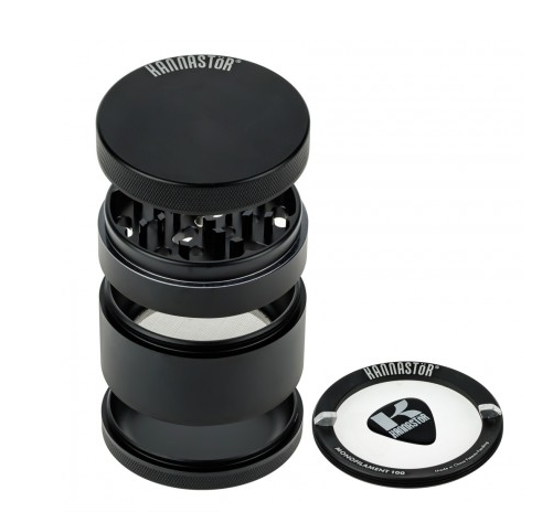 Kannastör 2.5 inch Aluminium 4-part Grinder | Black